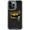 DC Comics Batman Dark Knight Logo Yellow & Black iPhone 14 Pro Clear Case